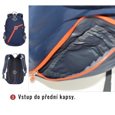 Раница Nexy 22 Blue HUSKY - изглед 5