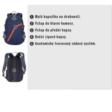 Backpack Nexy 22 Blue HUSKY - view 4