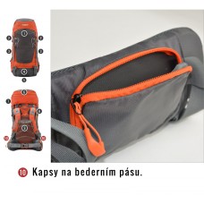 Backpack Rony 50 orange HUSKY - view 11