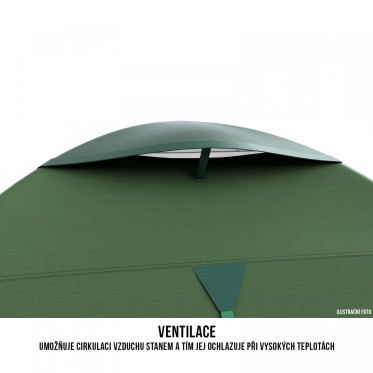 Палатка Sawaj Triton 2 green HUSKY - изглед 8