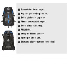 BACKPACK SALMON 30 BLACK HUSKY - view 6