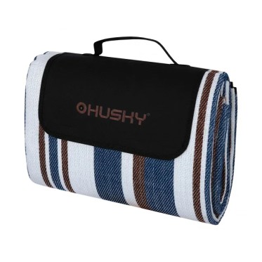 Одеало за пикник Deka Covery 200 blue/brown HUSKY - изглед 1