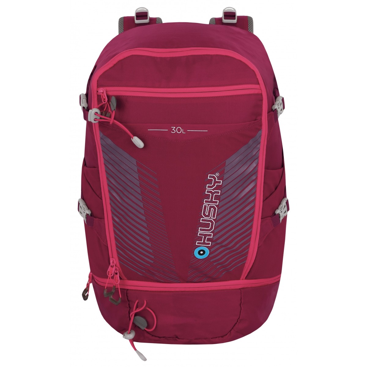 Hiking backpack Cingy 30 l magenta HUSKY - view 2