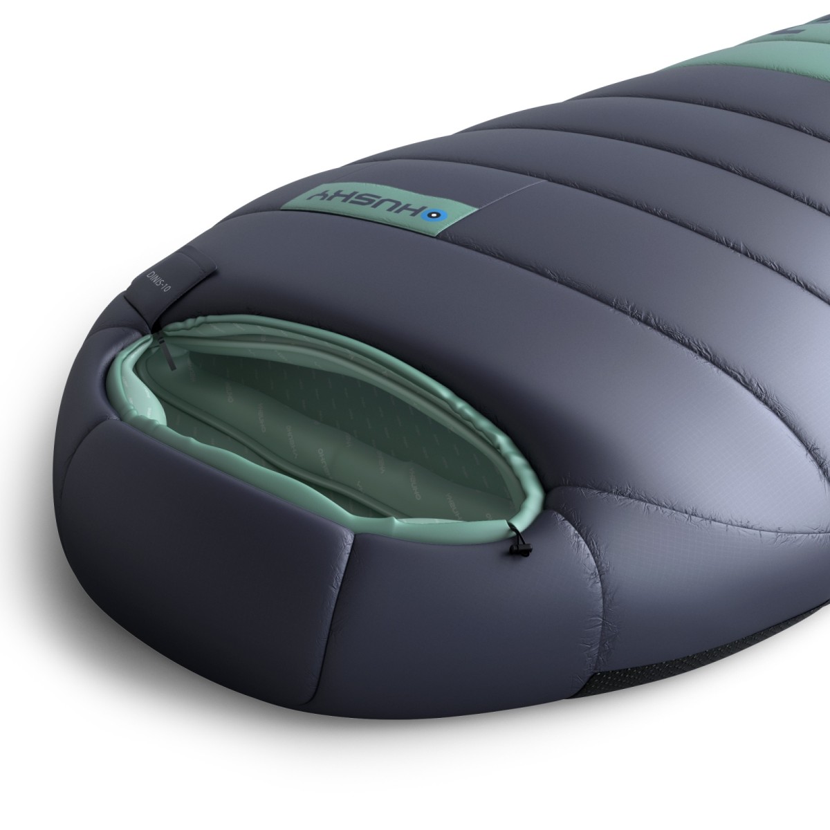 DOWN SLEEPING BAG DINIS blue/mint -10 HUSKY - view 4 - Extreme-bg.com DOWN SLEEPING BAG DINIS blue/mint -10 HUSKY - view 4