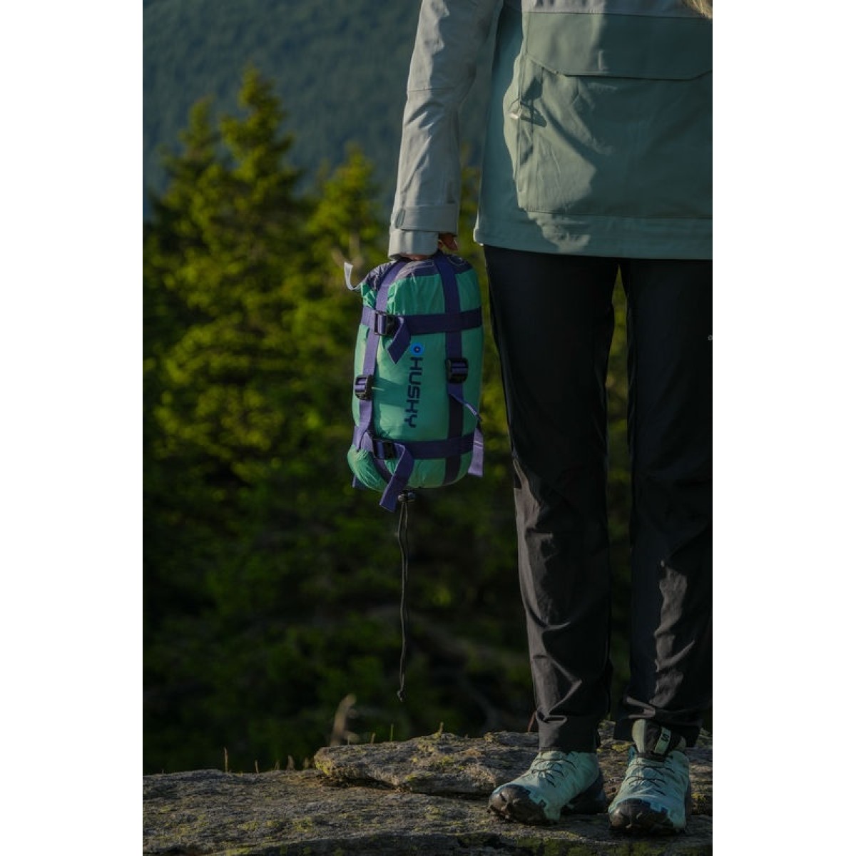 DOWN SLEEPING BAG DINIS blue/mint -10 HUSKY - view 6 - Extreme-bg.com DOWN SLEEPING BAG DINIS blue/mint -10 HUSKY - view 6