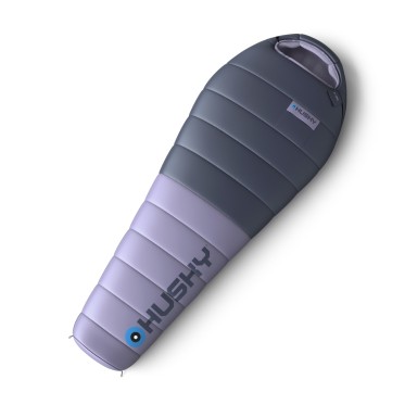 Down three-season sleeping bag Dinis Ladies -10°C blue/pink HUSKY - view 2