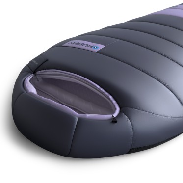 Down three-season sleeping bag Dinis Ladies -10°C blue/pink HUSKY - view 4