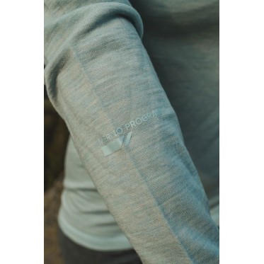 Ladies Merino thermal underwear Merow Zip M faded mint HUSKY - view 10