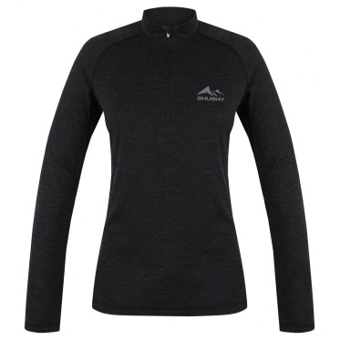Ladies Merino thermal underwear Merow Zip L black HUSKY - view 3