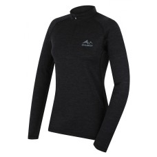 Дамско мериносово термо бельо с цип Merow L черен