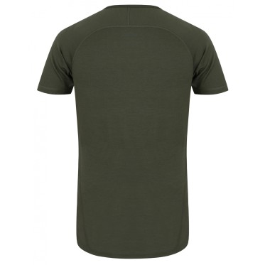 Men's Merino thermal underwear T-shirt Mersa M green HUSKY - view 3