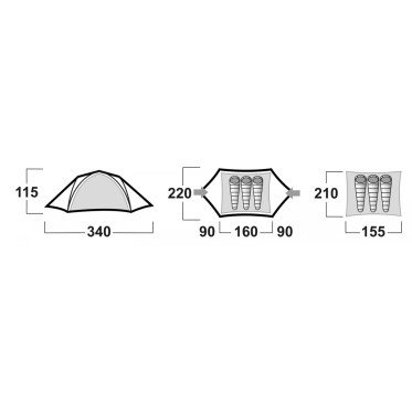 TENT HUSKY BURTON 2-3 HUSKY - view 10