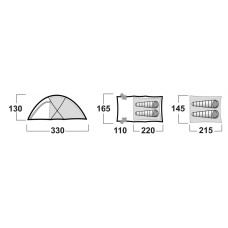 TENT FELEN 2-3 RED HUSKY - view 11