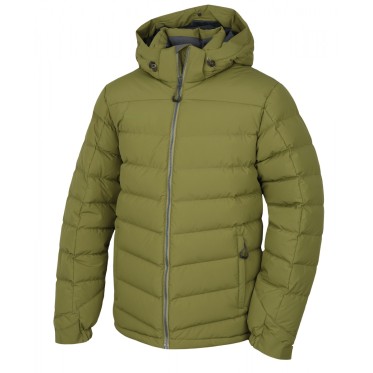 Men's winter down jacket Heral M olive HUSKY - view 2
