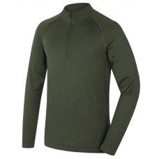 Мъжко мериносово термо бельо Merow zip M green