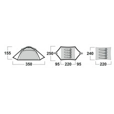 Tent for camping Beasy 4 HUSKY - view 12