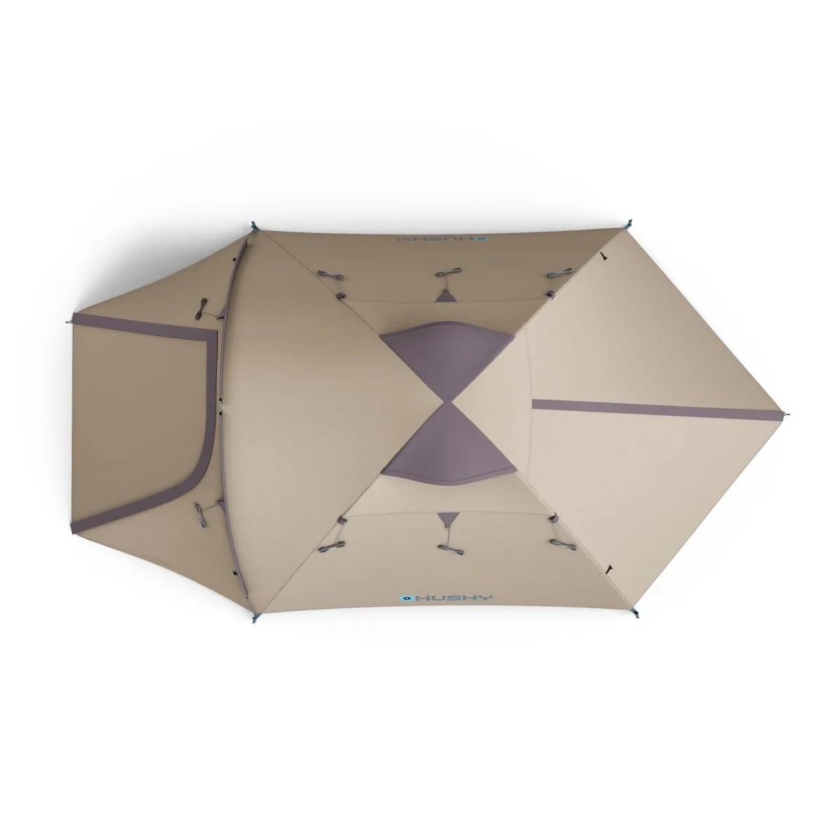 Туристическа палатка за 3 души HUSKY Bizon 3 Plus – Light Brown HUSKY - изглед 8