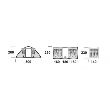 Tent for camping Brime 4-6 Dural HUSKY - view 7