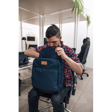 Раница за лаптоп Sofer 30L dark blue HUSKY - изглед 8
