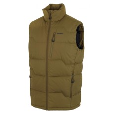 Men down vest Deep M dk.khaki HUSKY - view 2