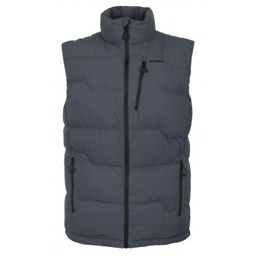 Men winter down vest Deep M dk.grey HUSKY - view 2