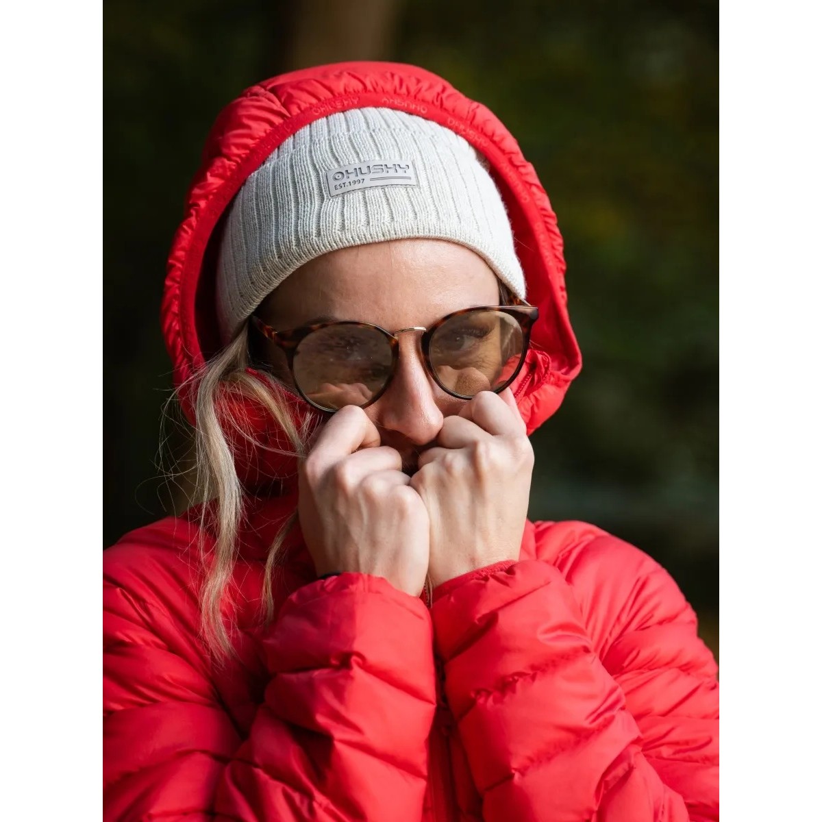 Дамско Пухено Яке Husky Dreeser RED L – Ултралеко, Топло и Ветроустойчиво HUSKY - изглед 23