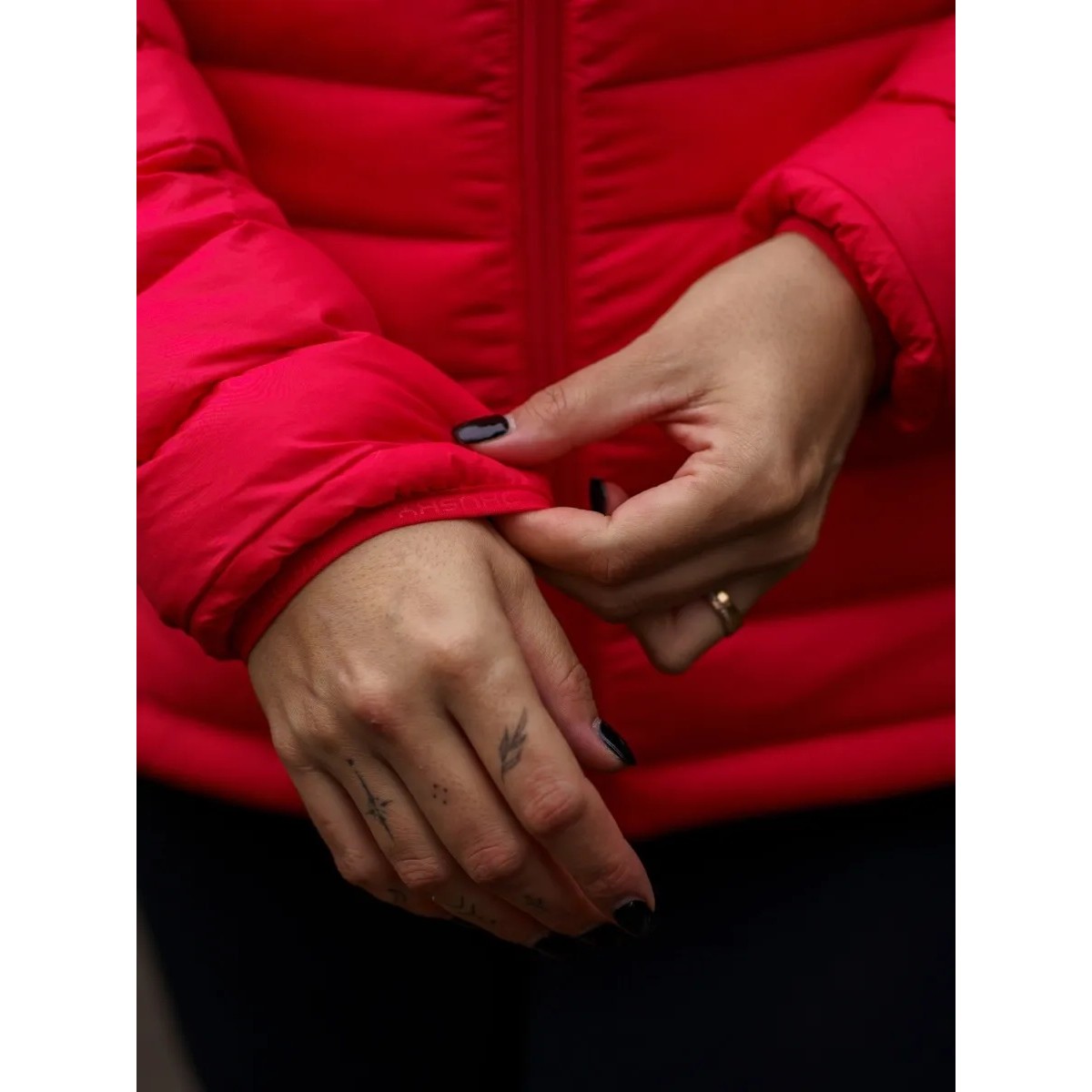 Дамско Пухено Яке Husky Dreeser RED L – Ултралеко, Топло и Ветроустойчиво HUSKY - изглед 24