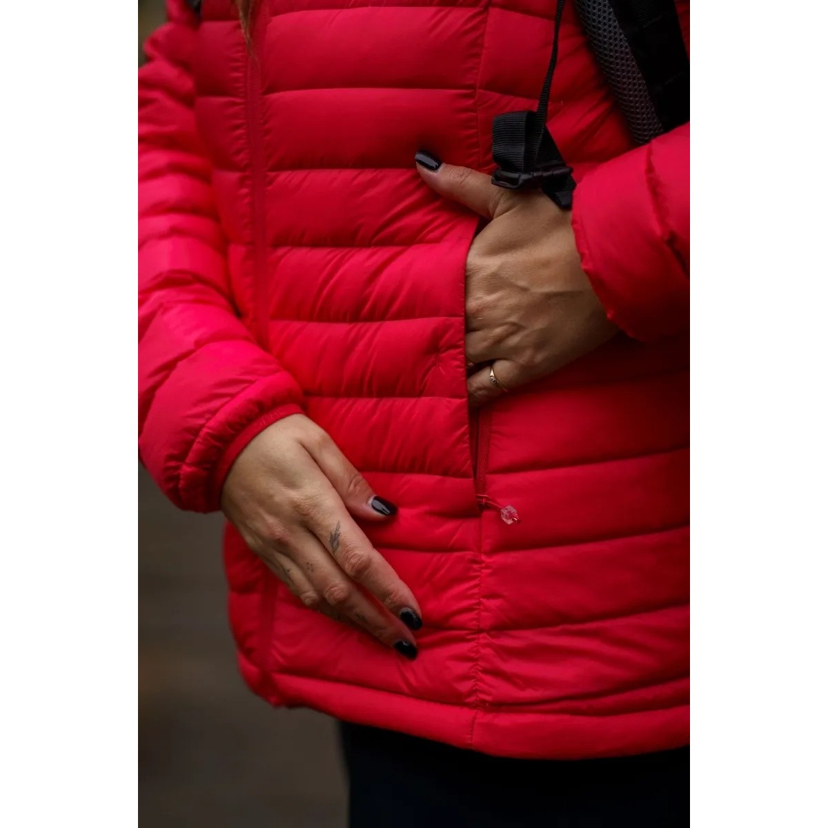 Дамско Пухено Яке Husky Dreeser RED L – Ултралеко, Топло и Ветроустойчиво HUSKY - изглед 20