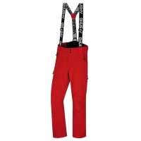Мъжки зимен панталон Husky Galti M (20 000 mm) – Червен: Безкомпромисна защита за планина и ски