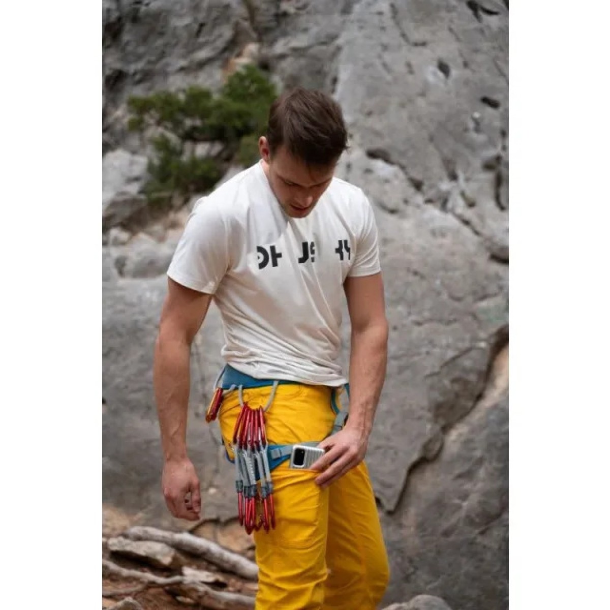 Мъжки Туристически Панталон Husky Kahula M – Жълт | Изборът на Професионалните Планински Водачи HUSKY - изглед 6