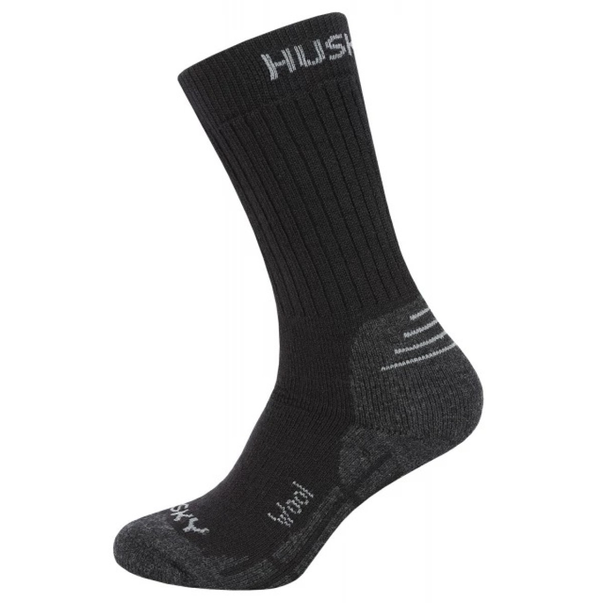 Зимни чорапи мерино Husky kids All-wool BLK HUSKY - изглед 2