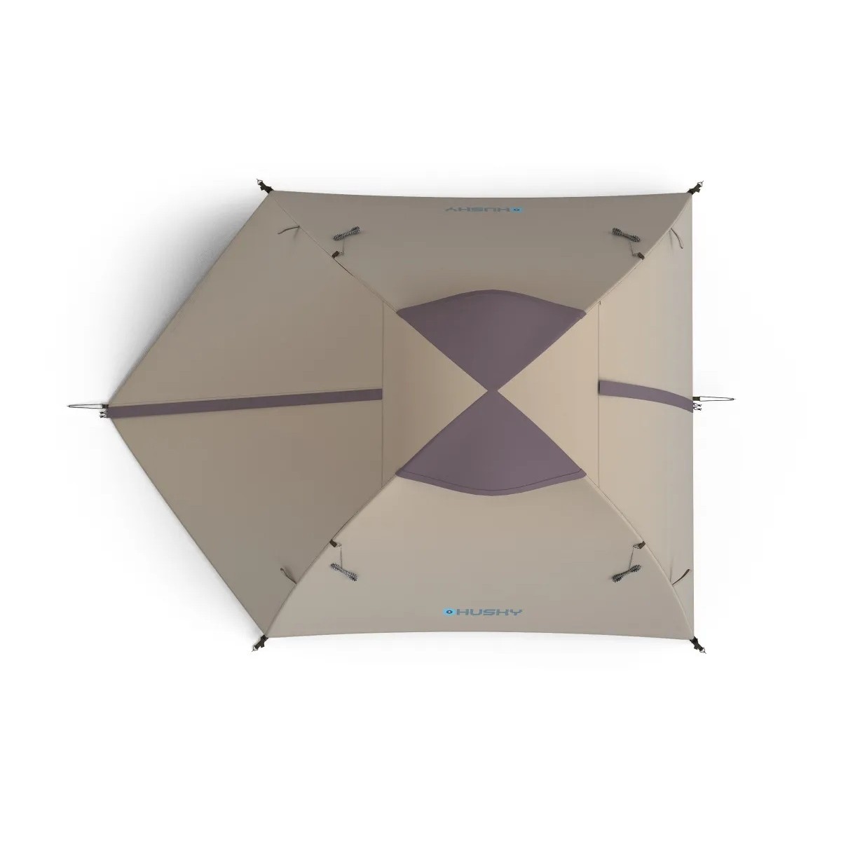 Туристическа палатка за 2 души HUSKY Bizam 2 Plus – Light Brown HUSKY - изглед 6