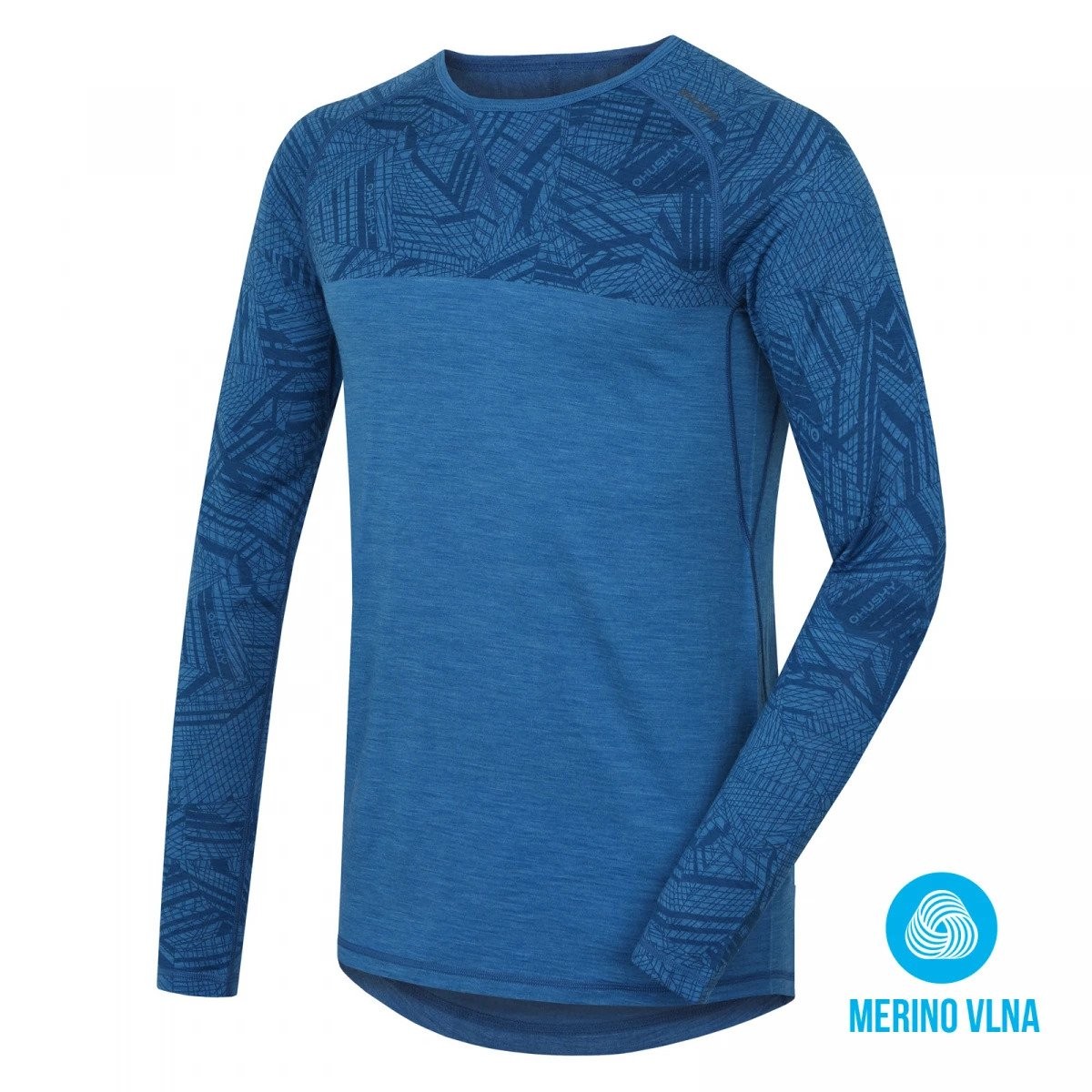 Мерино термо блуза Husky Merino 100 dark blue HUSKY - изглед 3