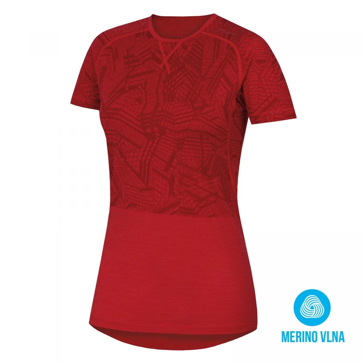 Мерино тениска Husky Merino 100 red HUSKY - изглед 2