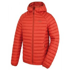 Men`s winter down jacket Dreeser M brick orange HUSKY - view 3