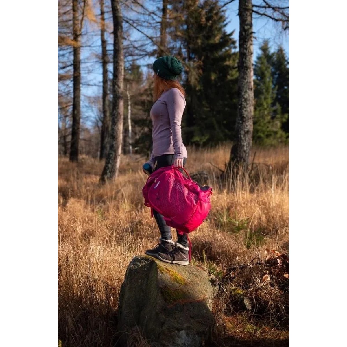 Раница HUSKY CAMPUS 30L Magenta – Универсална раница за офис, туризъм и ежедневие HUSKY - изглед 7