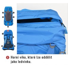 BACKPACK RONY 50 BLUE HUSKY - view 8