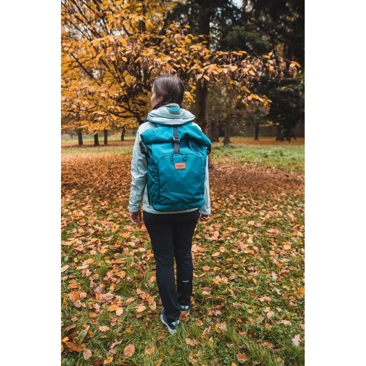 Раница HUSKY SHATER 23L Turquoise – За училище, офис и ежедневие, от рециклирани материали HUSKY - изглед 7