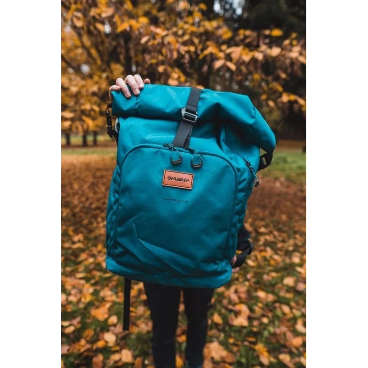 Раница HUSKY SHATER 23L Turquoise – За училище, офис и ежедневие, от рециклирани материали HUSKY - изглед 5