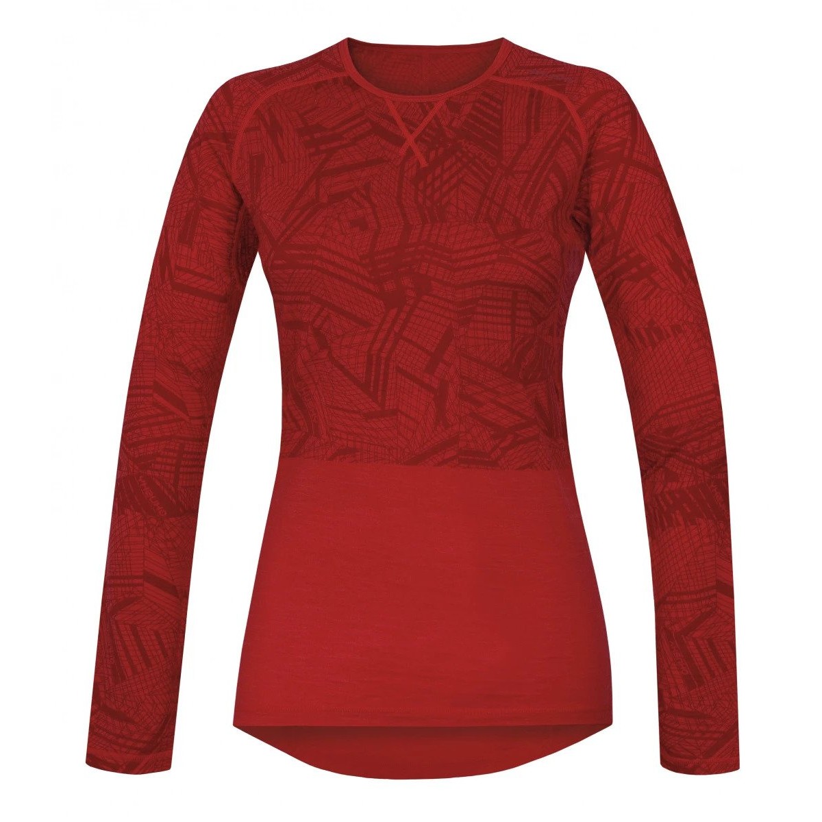 Мерино термо блуза Husky Merino 100 red HUSKY - изглед 2