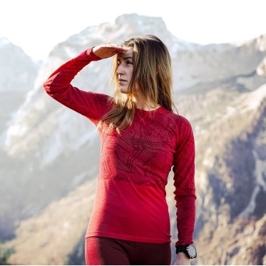 Мерино термо блуза Husky Merino 100 red HUSKY - изглед 5