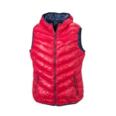 LADIES` FEATHER VEST JN 1061 RED/NAVY JAMES AND NICHOLSON - view 2