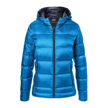Дамско пухено яке JN1151 blue/navy JAMES AND NICHOLSON - изглед 2