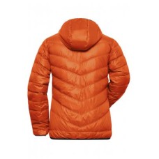 Ladies feather jacket JN 1059 dark orange/carbon JAMES AND NICHOLSON - view 6
