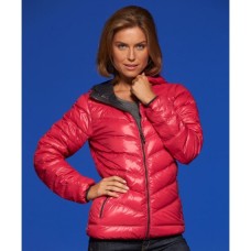 Ladies feather jacket JN 1059  red/navy JAMES AND NICHOLSON - view 5