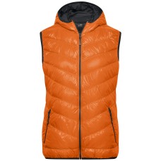 LADIES` FEATHER VEST JN 1061 ORANGE JAMES AND NICHOLSON - view 2