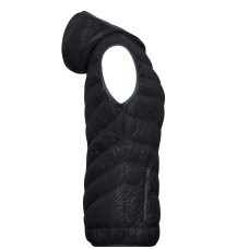 LADIES` FEATHER VEST JN 1061 BLACK/GREY JAMES AND NICHOLSON - view 4