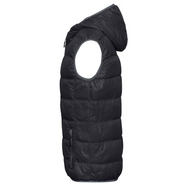 Мъжки пухен елек JN1062 black/grey JAMES AND NICHOLSON - изглед 5