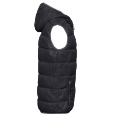 MEN`S FEATHER VEST JN 1062 BLACK/GREY JAMES AND NICHOLSON - view 4