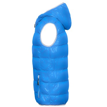 MEN`S FEATHER VEST JN1062 BLUE JAMES AND NICHOLSON - view 4